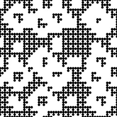 Seamless pattern. Simple shapes wallpaper. Circles ornament. Geometrical backdrop. Figures background.Dots motif. Digital paper, web designing, textile print. Vector.