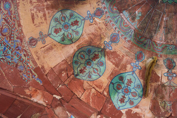 Agra, Uttar Pradesh / India - February 7, 2012 : Interior of the wall of the Jama Masjid in Fatehpur Sikri, Agra. © Shyamal