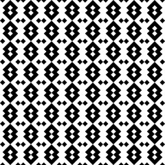 Seamless pattern. Ethnic mosaic. Diamonds, forms background. Figures, checks ornament. Shapes, squares backdrop. Folk wallpaper. Rhombuses, symbols image. Digital paper. Signs, tiles abstract. Vector