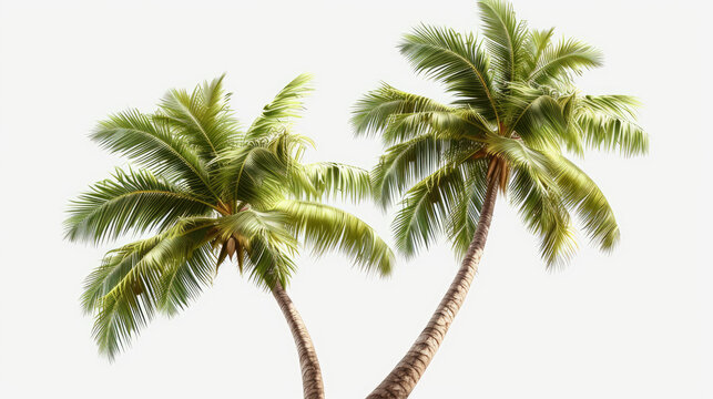 Palm Tree on Transparent Background Floral Background