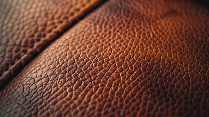 Close-up of brown leather texture
