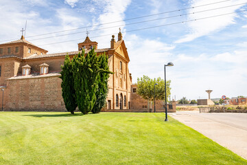 Our Lady of Carmen Sanctuary in the city of Calahorra, province of La Rioja, Spain - 744233671