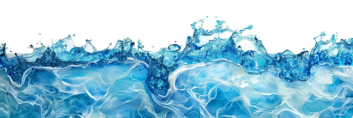 water surface.