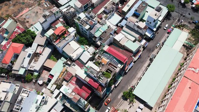 Areal view of Ho Chi Minh City