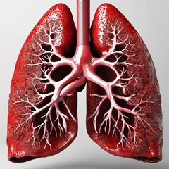 human lungs anatomy model