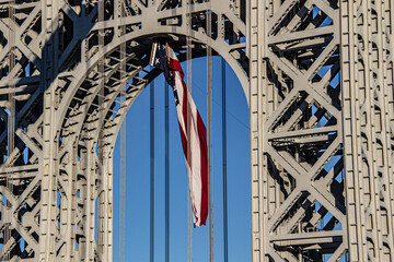 Washington Bridge over the Hudson River.
