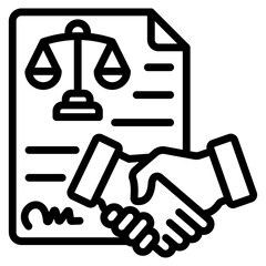 Contract Icon Element For Design