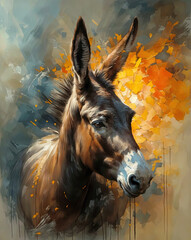 portrait of a Donkey