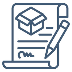 Supply Agreement Icon Element For Design