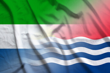Sierra Leone and Kiribati official flag transborder contract KIR SLE