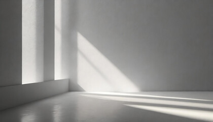 Light and shadows from window. natural lighitng room