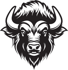 Where Strength and Grace Collide Black Bison Icon Unleash the Primal Force Black Bison Design