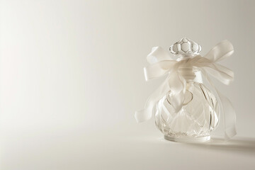perfume bottle, delicacy, smell, beauty, generative AI, minimalist.