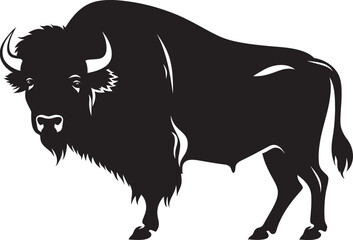 The Black Guardian A Bison Icon to Protect Where Wild Meets Wisdom The Black Bison Logo