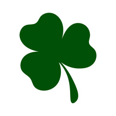 Green Clover leaf isolated on transparent background