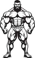 The Schwarz enegger Sketch A Dark and Powerful Depiction of Muscular Prowess The Inked Idol A Bodybuilder Caricature That Captures the Imagination