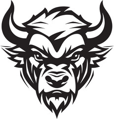 Bovine Bliss A Peaceful Bull Head for Tranquil Brands Headstrong and Hoovesome A Bull Mascot with Charm
