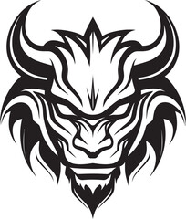 Strength and Stability A Bull Head Icon for Enduring Success Resilience and Resolve A Bull Mascot for Overcoming Challenges