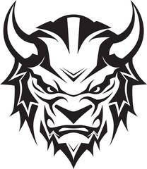 Headstrong and Hoovesome A Bull Mascot with Charm Moo velous Mascot A Black and White Bull Head with Personality