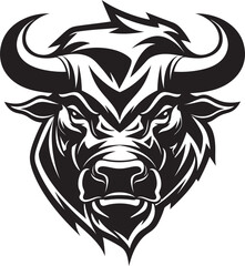 The Inked Icon A Bull Mascot Head Capturing the Imagination From Farm to Phantom A Bull Mascot Haunting the Memory