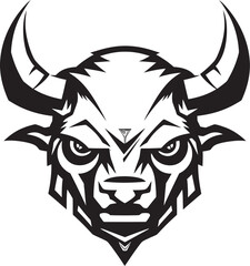 The Rodeo Rider A Bull Head Icon for Western Brands The Charging Bull A Mascot for Athletic Apparel