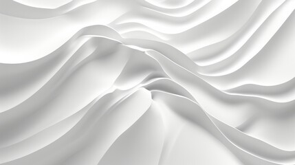 Obraz premium white wave textures background generative ai