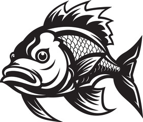 Abyssal Anguish Feared Mascot Logo Vector Dark Depths Black Mascot Icon Graphics