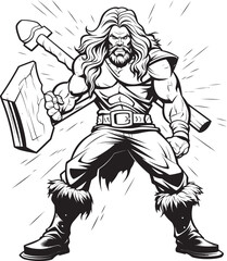 Defenders Deliberation Vector Hero Design Warriors Wrath Long Haired Axe Emblem