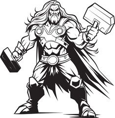 Warriors Way Iconic Axe Emblem Blade Bravery Black Heroic Vector