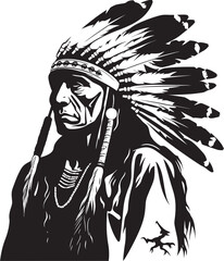Chieftains Legacy Black Chief Icon Spirit of the Plains Iconic Chief Emblem