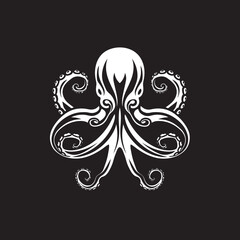Maritime Monarch Vector Emblem Inkwell Insight Black Graphics