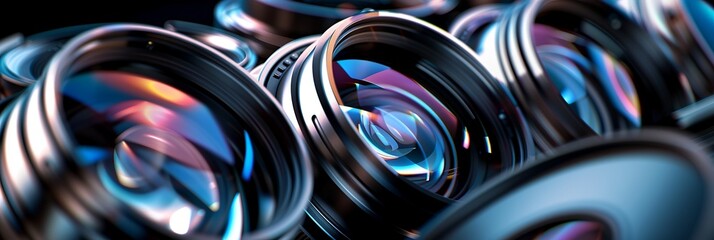 visual for web presentation of the lenses and cameras market