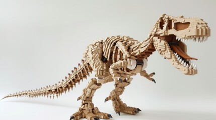 tyrannosaurus rex made of generative ai
