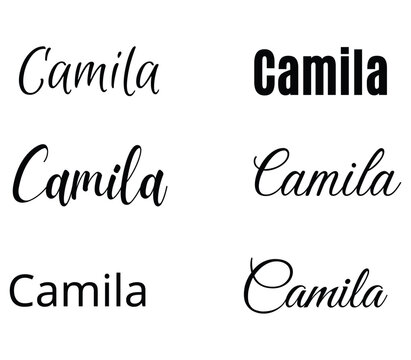 Camila svg , Camila Baby Name svg, Camila Wedding Name svg	
