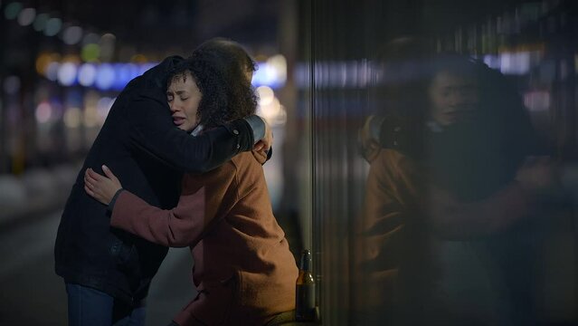 Conciliation of Husband and Wife after Argument Outside at Night