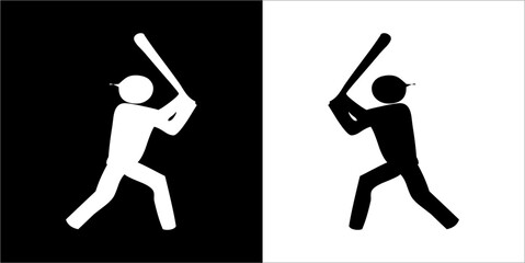 Fototapeta na wymiar Illustration vector graphics of baseball icon