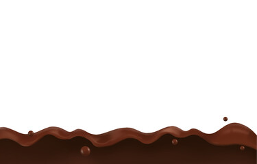 chocolate dripping background