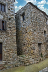 Fototapeta na wymiar Piana village in Corsica 