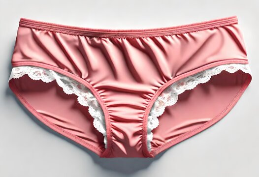 an isolated pair of women's pretty panties undwerwear