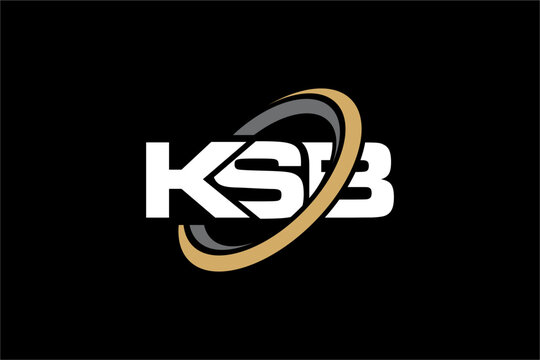 KSB creative letter logo design vector icon illustration