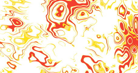 Fototapeta na wymiar Abstract swirling orange and red pattern illustration