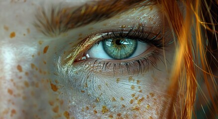 Vibrant iris and delicate eyelashes frame the window to the soul, revealing the intricate beauty of this essential organ