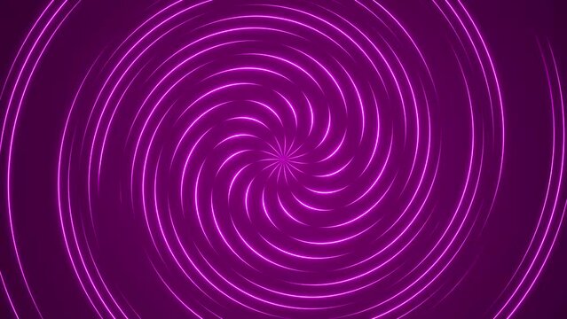 kaleidoscope abstract symmetrical pattern in shades of purple ornamental elements , 4k animation