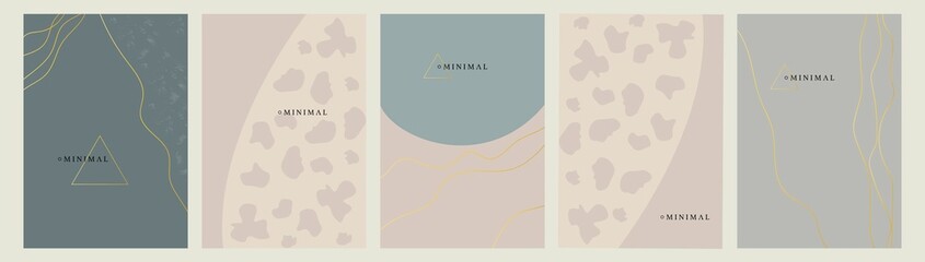 Flat illustration. Elegant abstract trendy universal templates background. Minimalist aesthetics. Suitable for cover, invitation, banner, poster, brochure, poster, flyer, flyer and more...