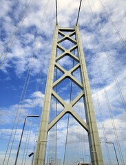 Obraz premium 明石海峡大橋の主塔