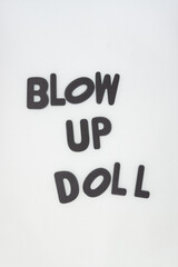blow up doll - obrazy, fototapety, plakaty