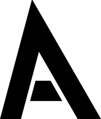 Letter a colorful icon logo design