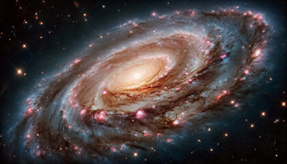 A galaxy in deep space, embodying the grandeur and mystery of the cosmos