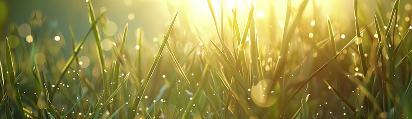 Grass in sunlight - 744288874