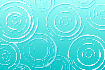 背景イラスト_波紋